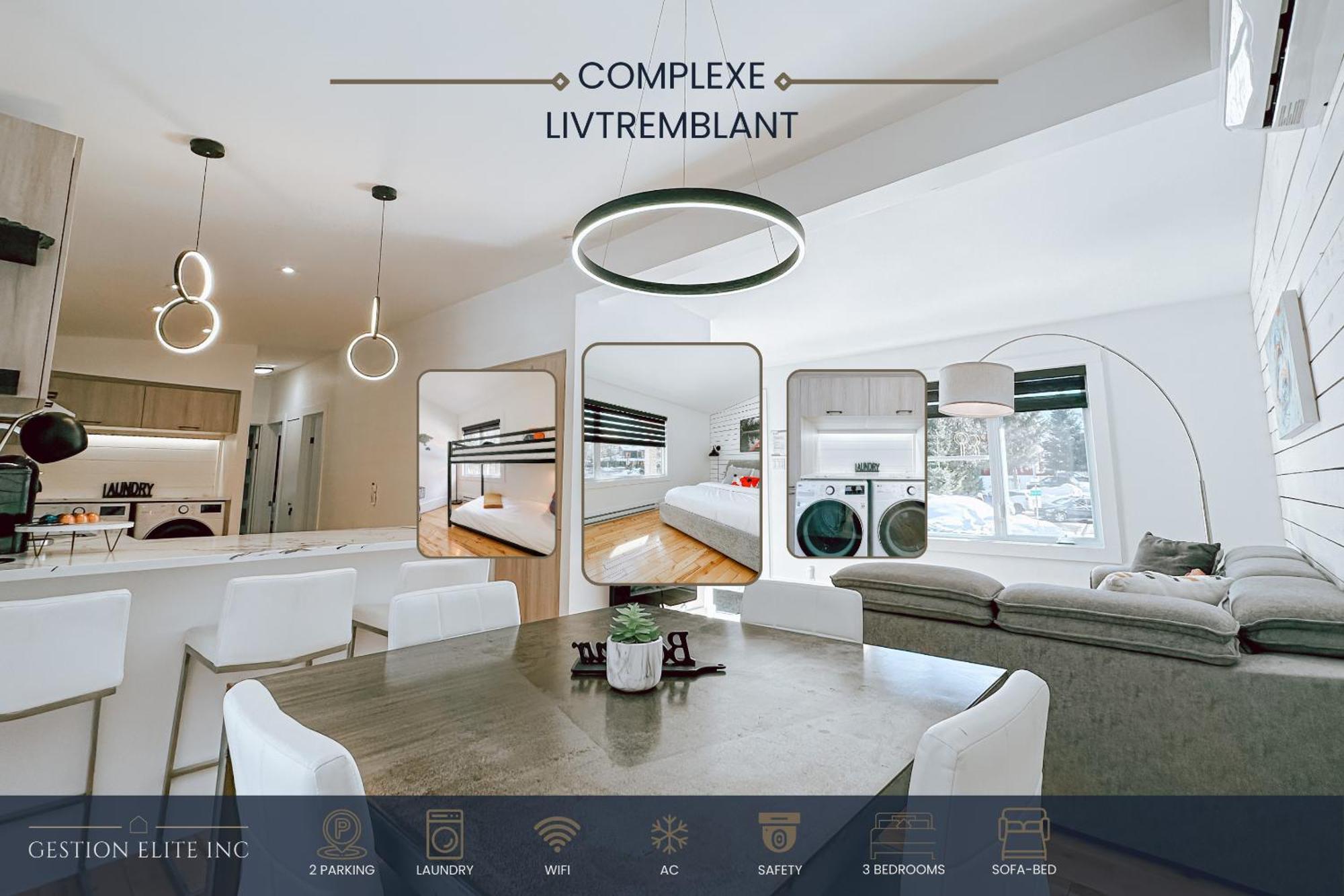 モントランブランComplexe Livtremblant By Gestion Elite - Liv1アパートメント エクステリア 写真